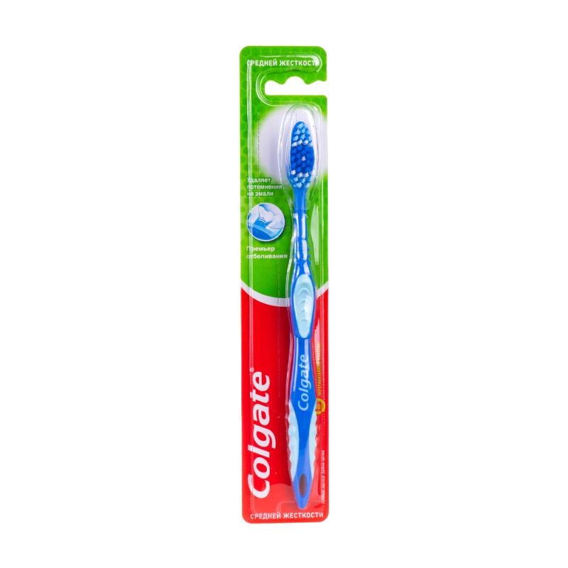 Зубная щётка, Colgate, средней жёсткости, в ассортименте