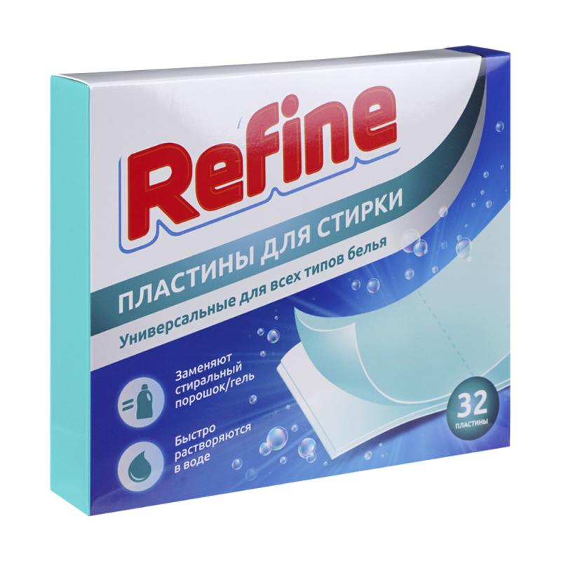 Пластины для стирки, Refine, 32 шт., в ассортименте