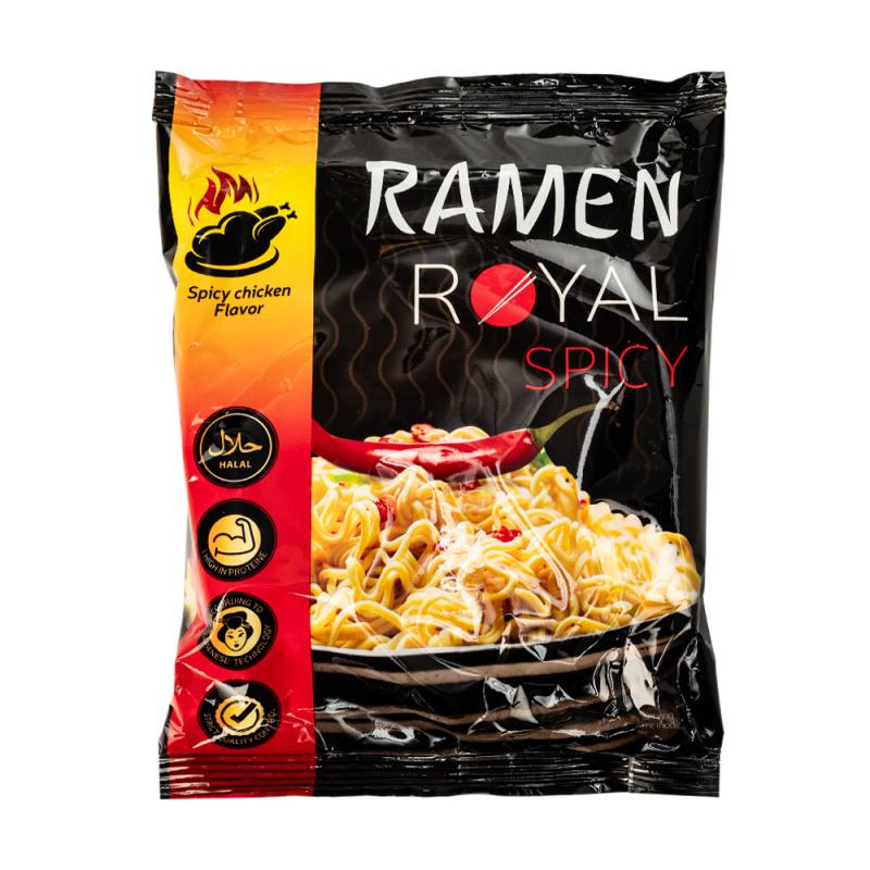 Лапша быстрого приготовления Ramen Royal, острая, со вкусом курицы, 50 г