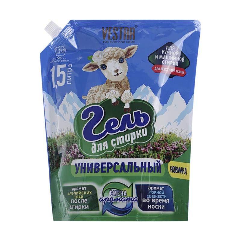 Гель для стирки, VESTAR, 1,5 л, в ассортименте
