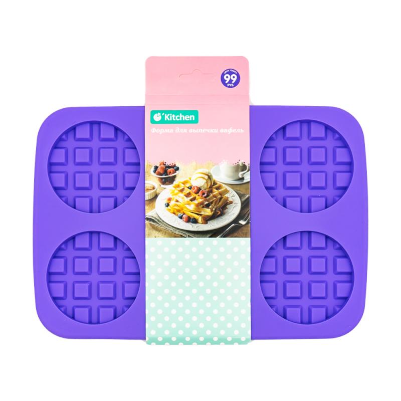 Форма для выпечки вафель, O’Kitchen, в ассортименте - купить в интернет ...