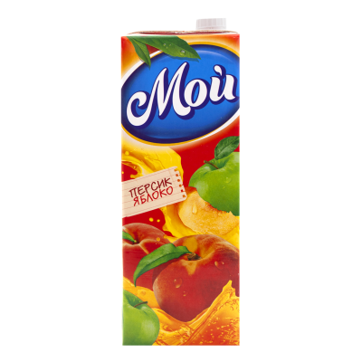 Нектар "Мой", персик/яблоко, 1,45 л