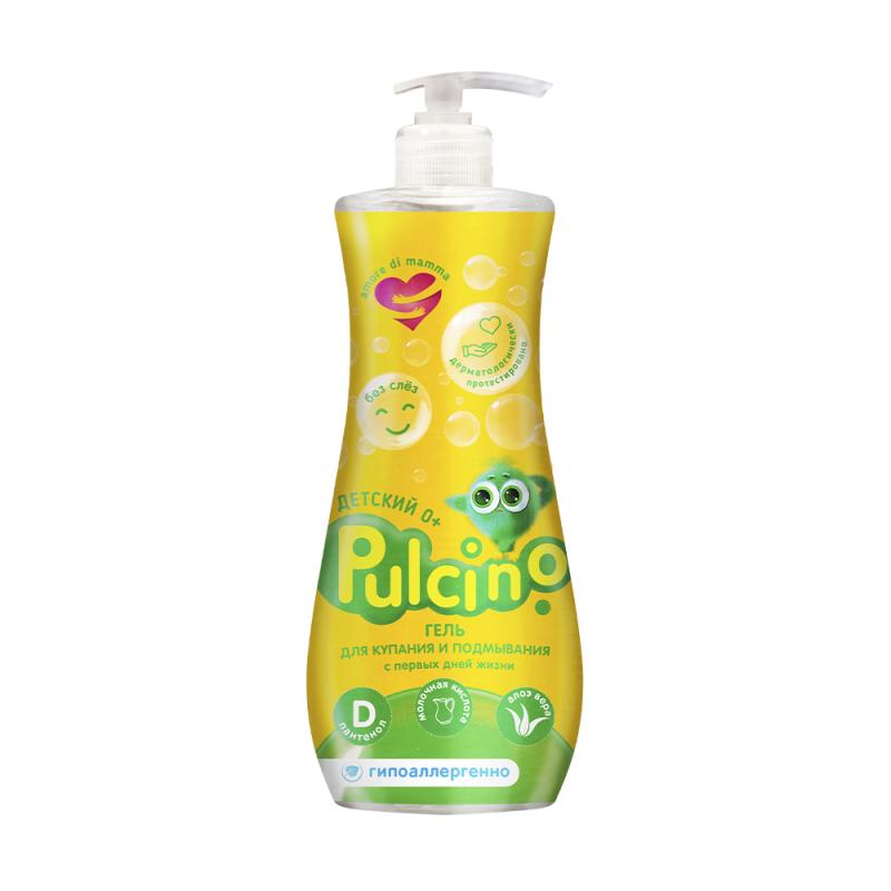 Детский гель для купания и подмывания, Pulcino, 255 мл