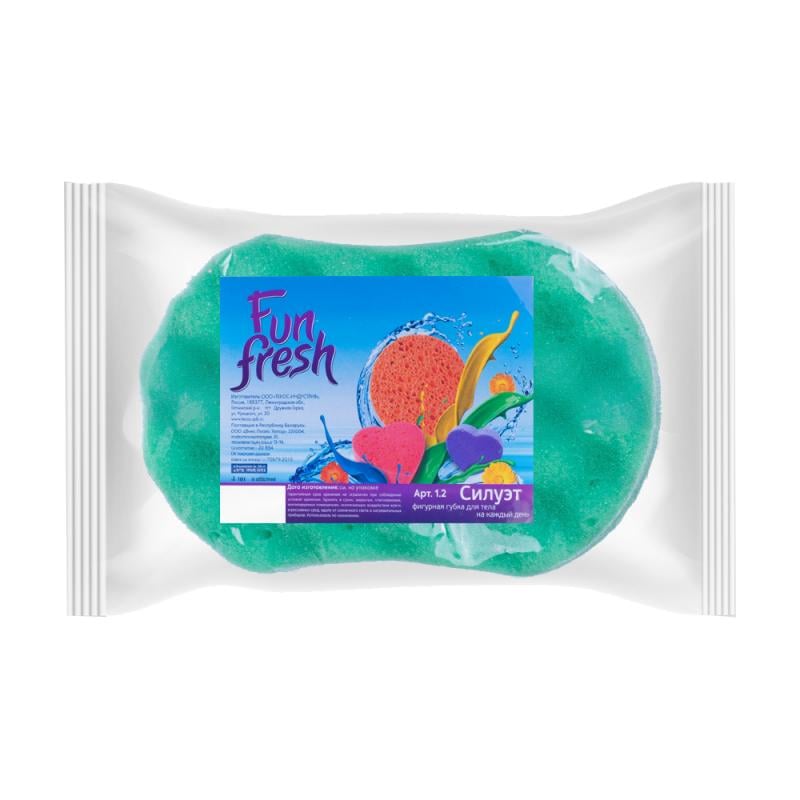 Губка для тела фигурная "Fun Fresh", в ассортименте