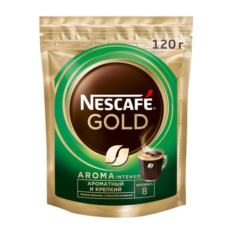 Кофе растворимый "Aroma Intenso", Nescafe Gold, 120 г