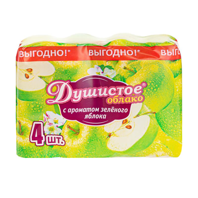 Мыло твёрдое, Душистое облако, 4х70 г, в ассортименте - купить в ...