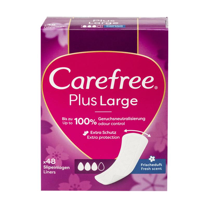 Ежедневные прокладки CAREFREE Plus Large, 48 шт.