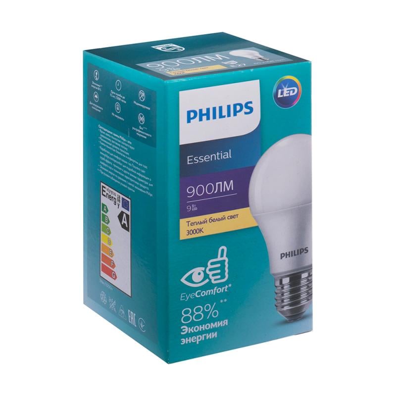 Лампа светодиодная, Philips, Е27, в ассортименте