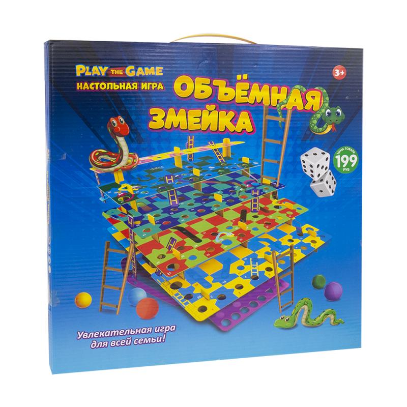 Настольная игра "Объемная змейка", Play the Game, в ассортименте