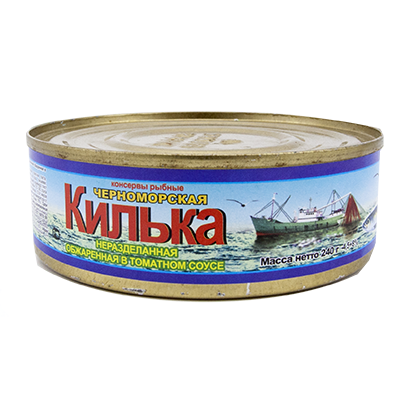 Килька обжаренная в томатном соусе, 240 г