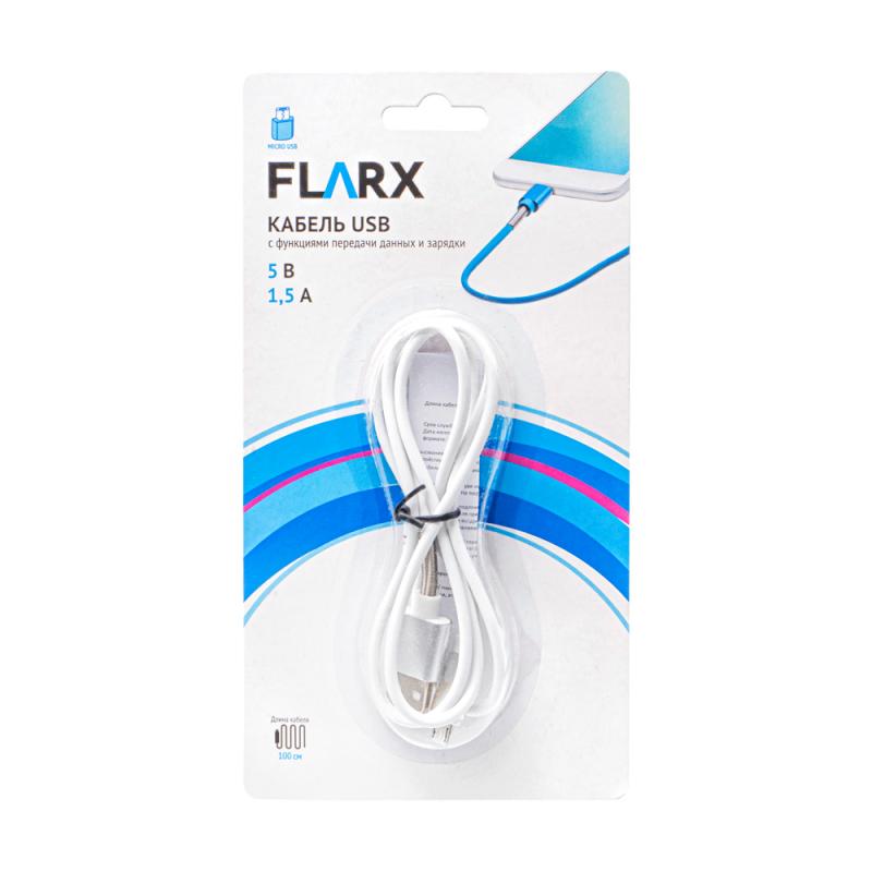 Кабель USB, FLARX, 100 см, в ассортименте