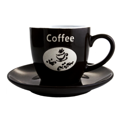 Набор: чашка и блюдце "Coffee time"