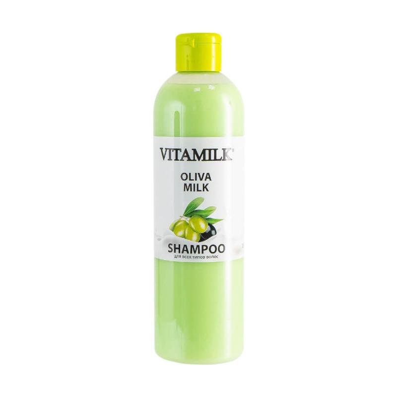 Шампунь для всех типов волос "Oliva milk", VITAMILK, 500 мл
