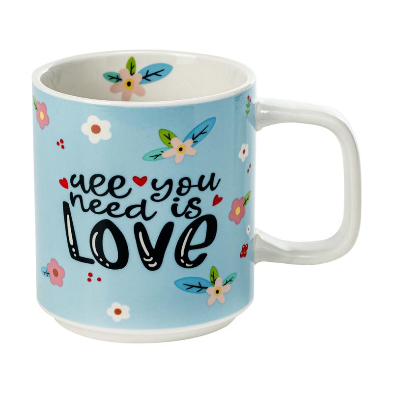 Кружка Love, 320 мл, в ассортименте