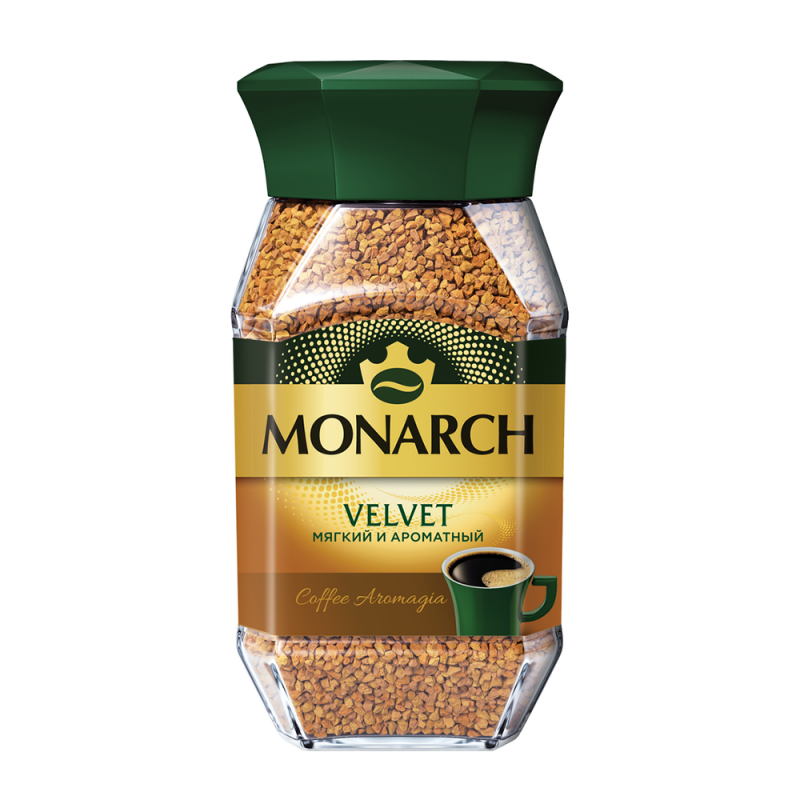 Кофе натуральный растворимый, MONARCH VELVET, 95 г