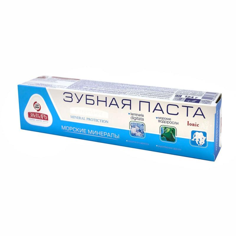 Зубная паста Знахарь с серебром, 124 г