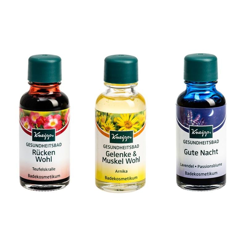 Масло для ванны Kneipp, 3x20 мл