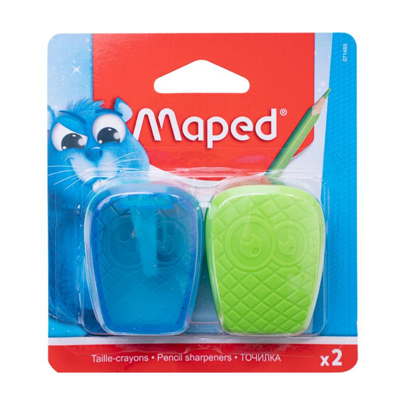 Точилка, Maped, 2 шт., в ассортименте