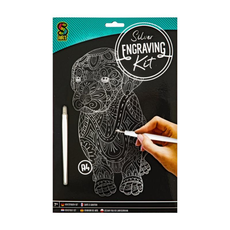 Набор Scratch Art, А4, в ассортименте