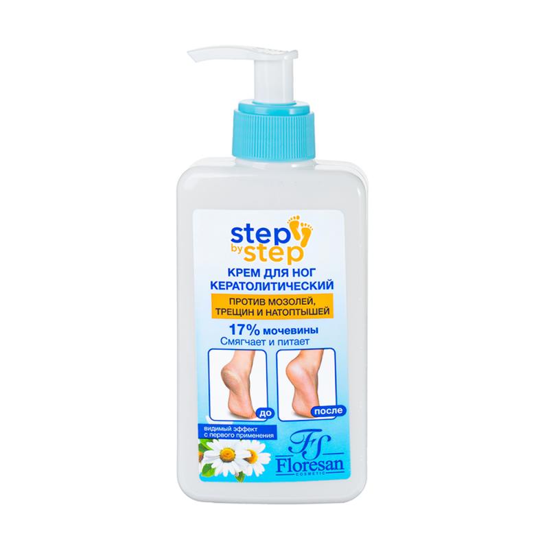 Крем для ног кератолитический "Step by step", Floresan, 250 мл, в ассортименте