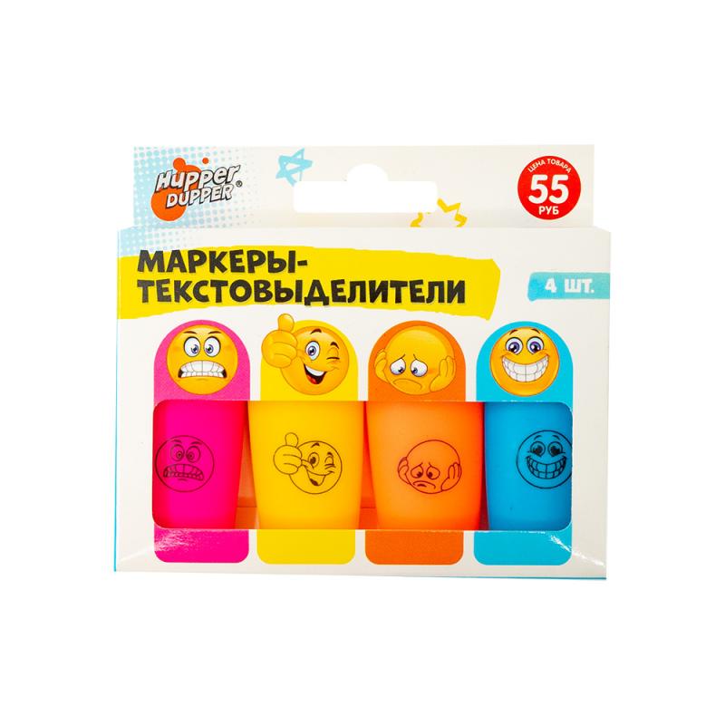 Набор текстовыделителей, 4 шт