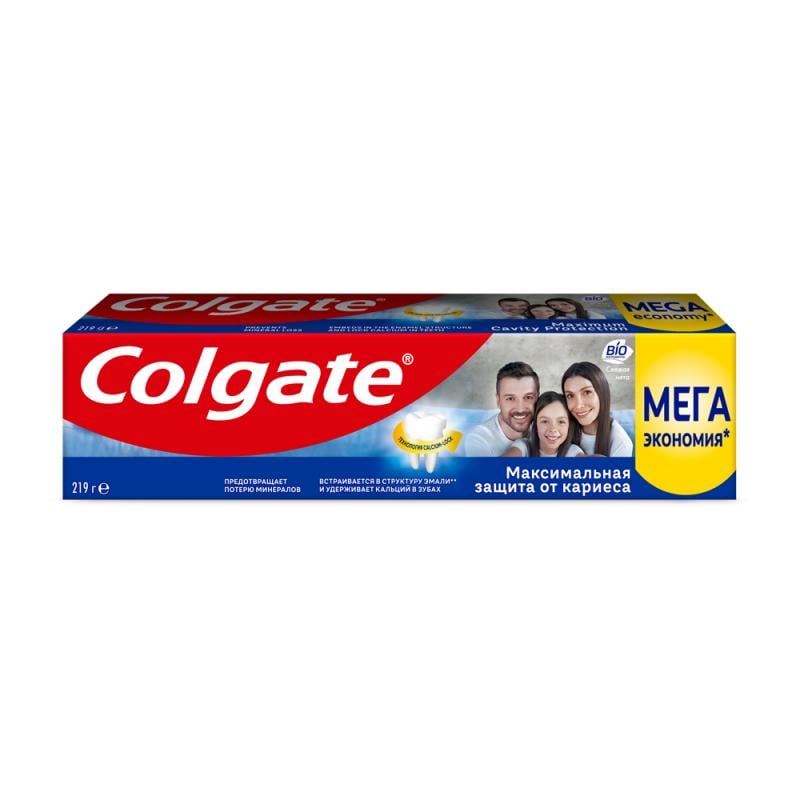 Зубная паста "Максимальная защита от кариеса", Colgate, 150 мл - купить в интернет-магазине Fix Price в г. Химки по цене 174,50 ₽ самовывозом из магазина