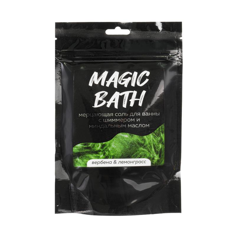 Мерцающая соль для ванны с шиммером и миндальным маслом, Magic Bath, 250 г, в ассортименте