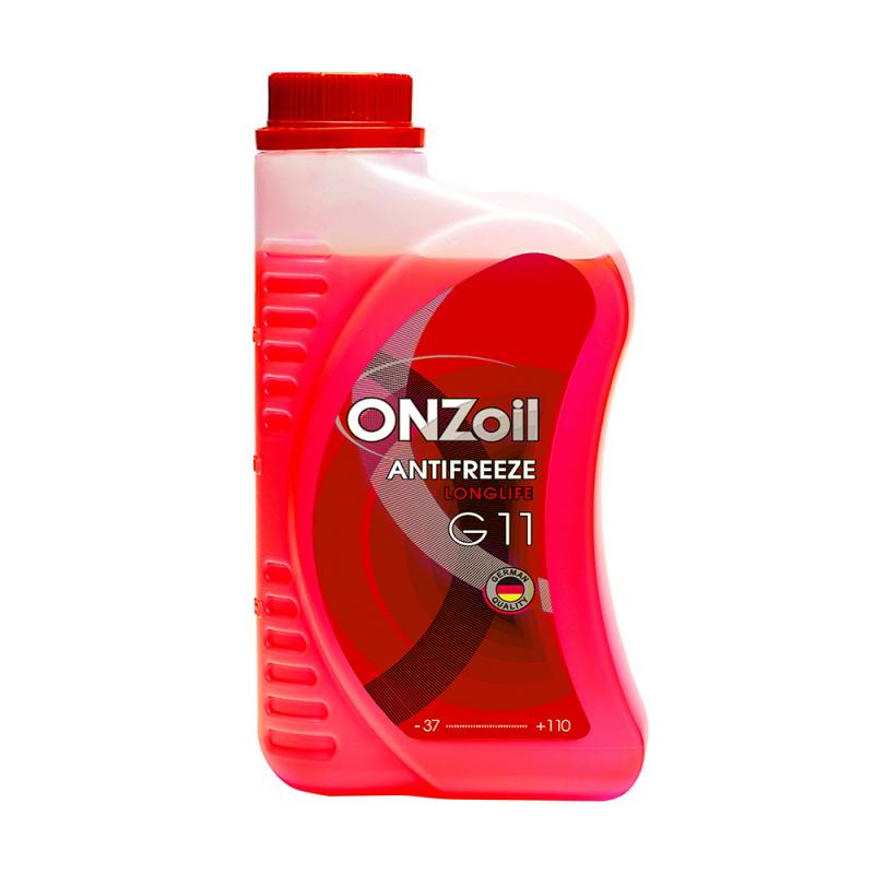 Антифриз "Optimal G-11 Red", ONZOIL, 0,9 л
