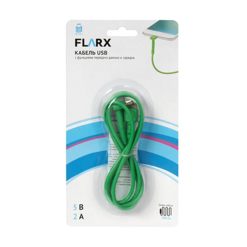 Кабель USB, FLARX, 100 см, в ассортименте