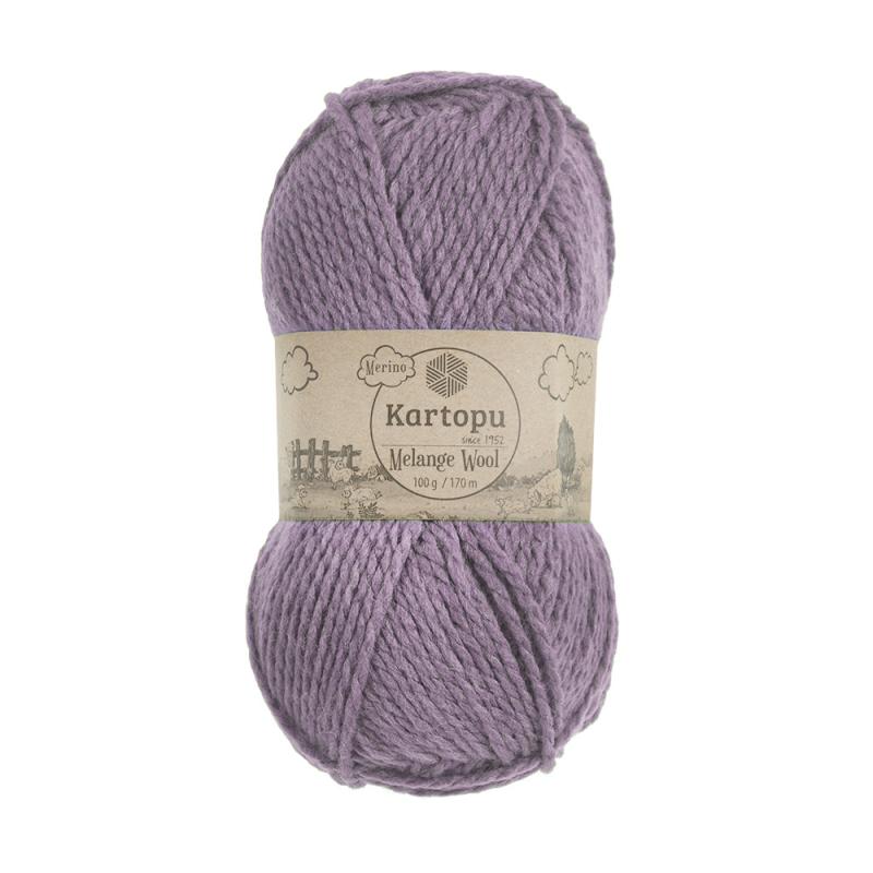 Пряжа для ручного вязания "Melange Wool", Kartopu, 100 г, 170 м, в ассортименте