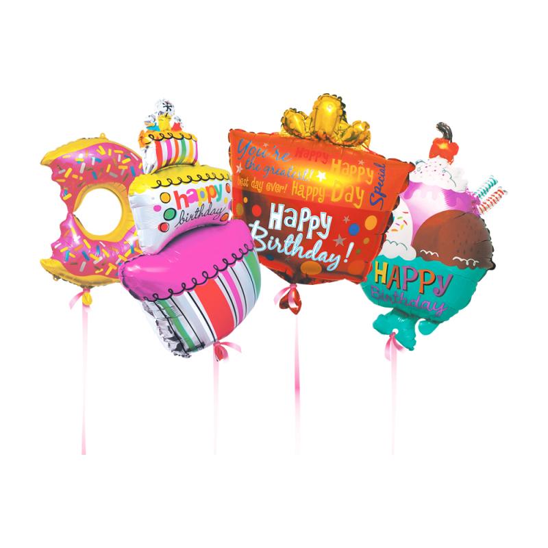 Набор фольгированных шаров, Party, 4 шт.
