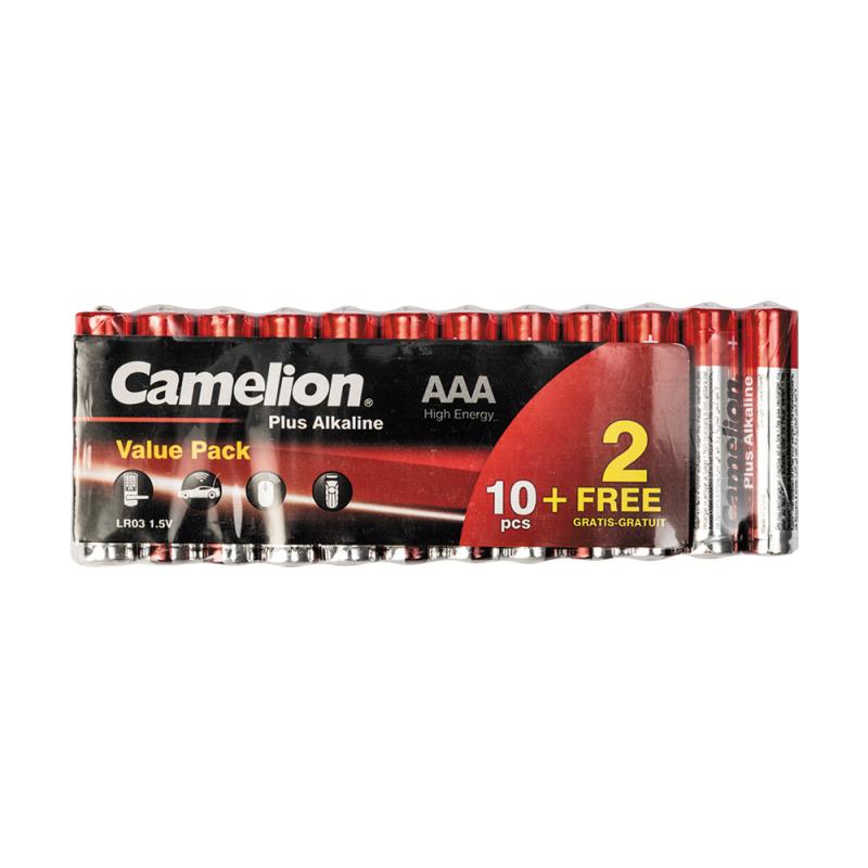 Baterija Camelion Alkaline AAA 12gab