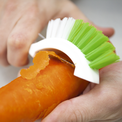 Овощечистка с щеткой, 20,5 см