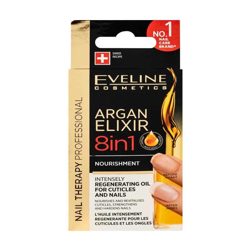 Масло для ногтей и кутикулы Eveline, 8в1, 12 мл