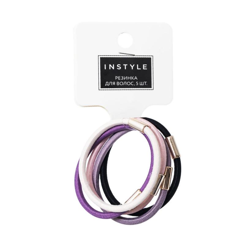 Резинка для волос, INSTYLE, 5 шт., в ассортименте