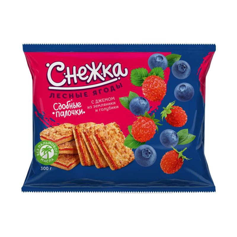 Сдобные палочки "Снежка", 300 г, в ассортименте