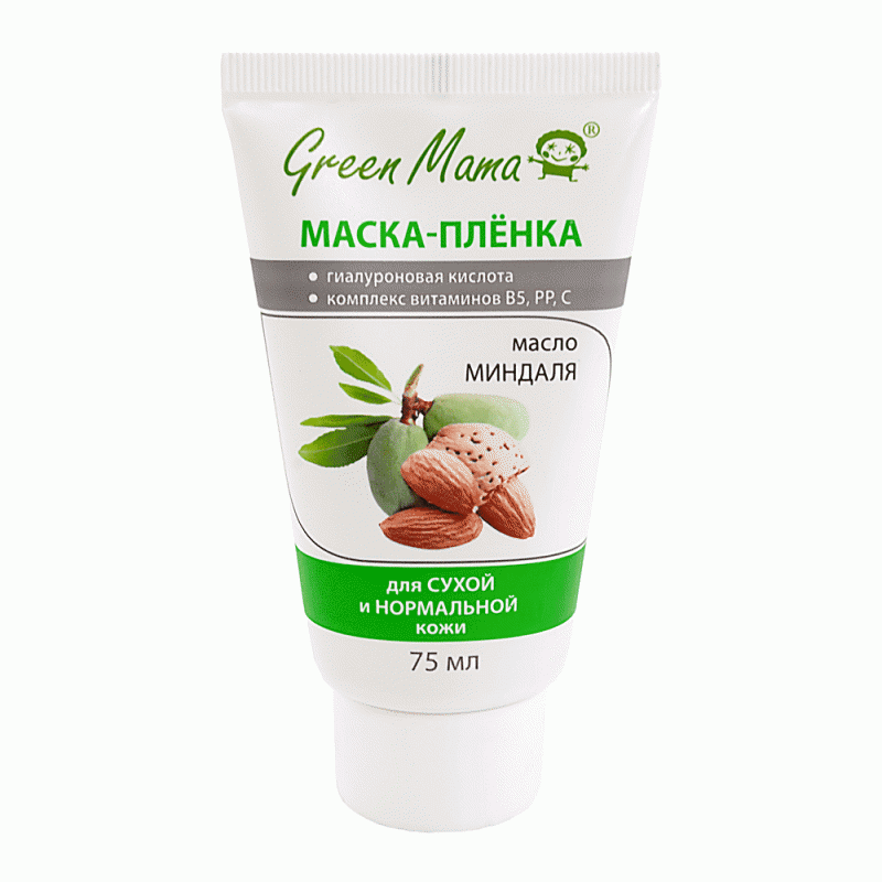 Маска-пленка для лица Green Mama, 75 мл