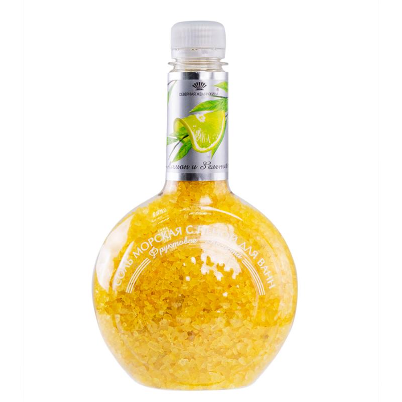 Соль морская с пеной для ванн "Фруктовое Ассорти", 550 г, в ассортименте