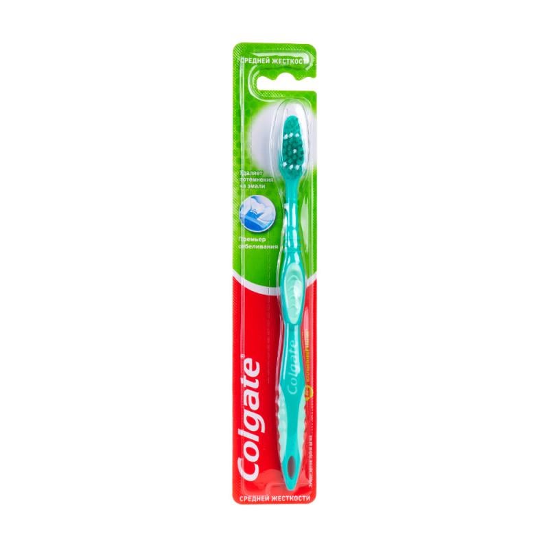 Зубная щётка, Colgate, средней жёсткости, в ассортименте