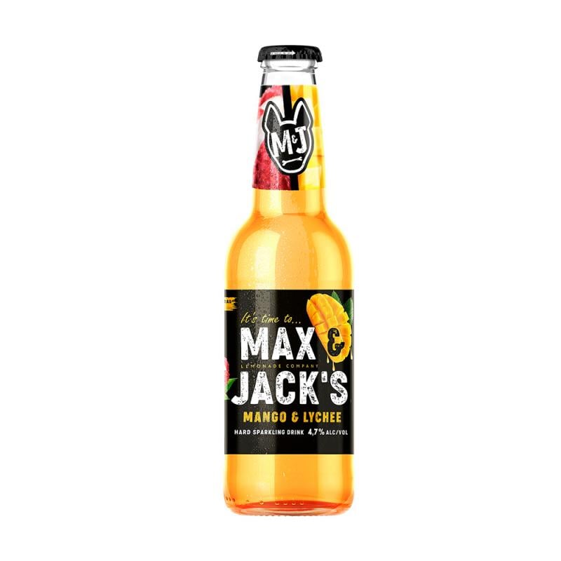 Пивной напиток, Max Jack’s, манго/личи, 4,7%, 0,4 л