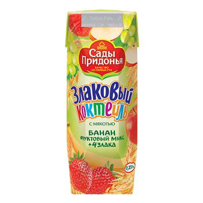 Злаковый коктейль "Сады Придонья, 0,25 мл