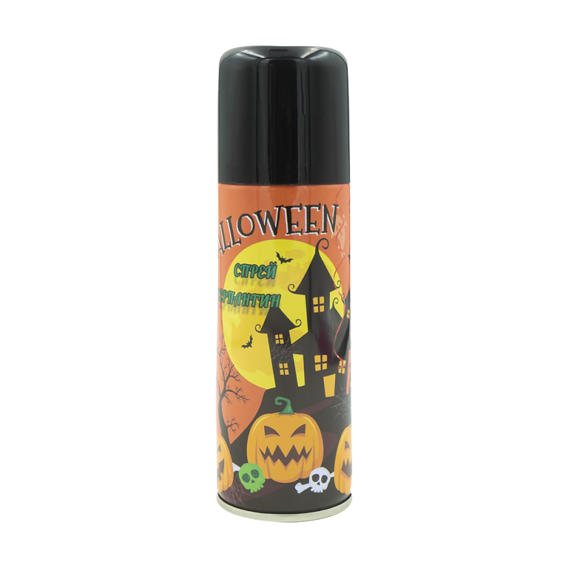 Спрей-серпантин "Halloween", в ассортименте