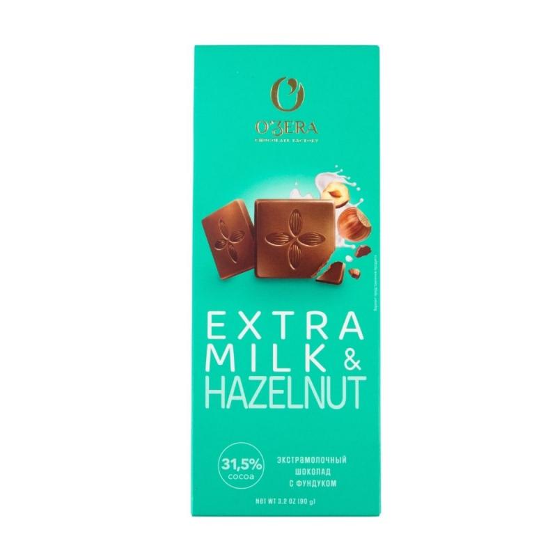 Шоколад Ozera молоч экстра фунд 90г