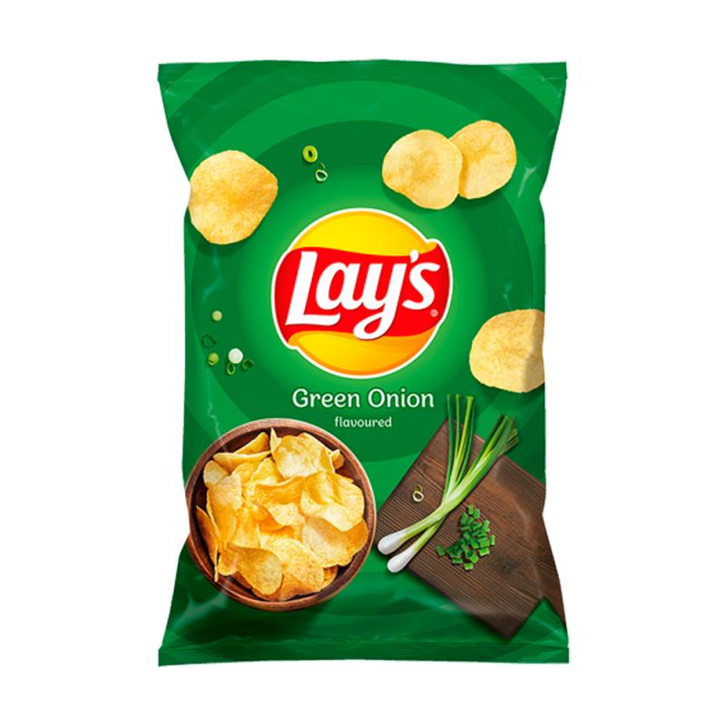 Чипсы Lay's со вкусом зелёного лука, 130 г