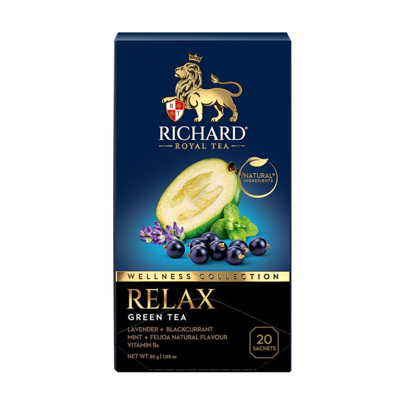 Чай зелёный "Relax", Richard, 20х1,5 г