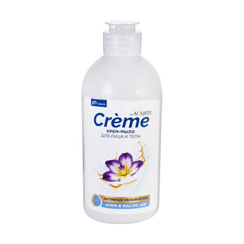 Жидкое крем-мыло «Creme by AQUATEL», 375 мл