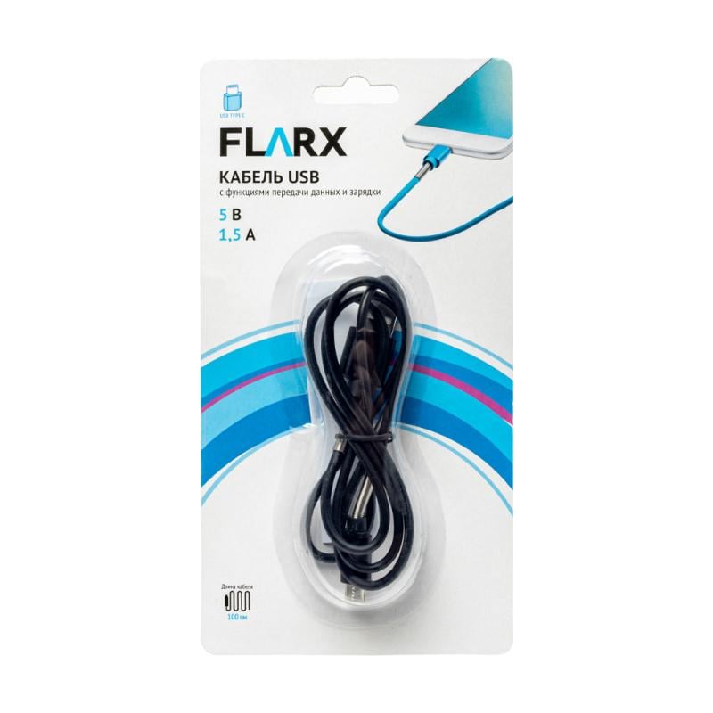 Кабель USB, FLARX, 100 см, в ассортименте