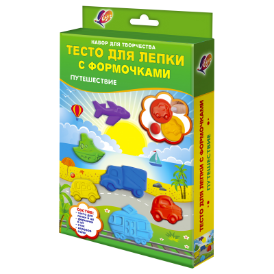 Набор для творчества «Тесто для лепки с формочками»