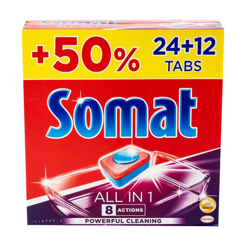SОМАТ таблетки для посудомоечной машины, 36 шт.