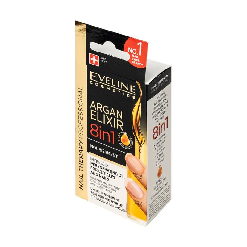 Масло для ногтей и кутикулы Eveline, 8в1, 12 мл